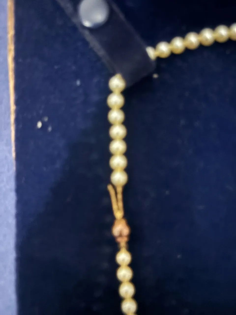 Colar de pérolas com Fecho de ouro  - Foto 2