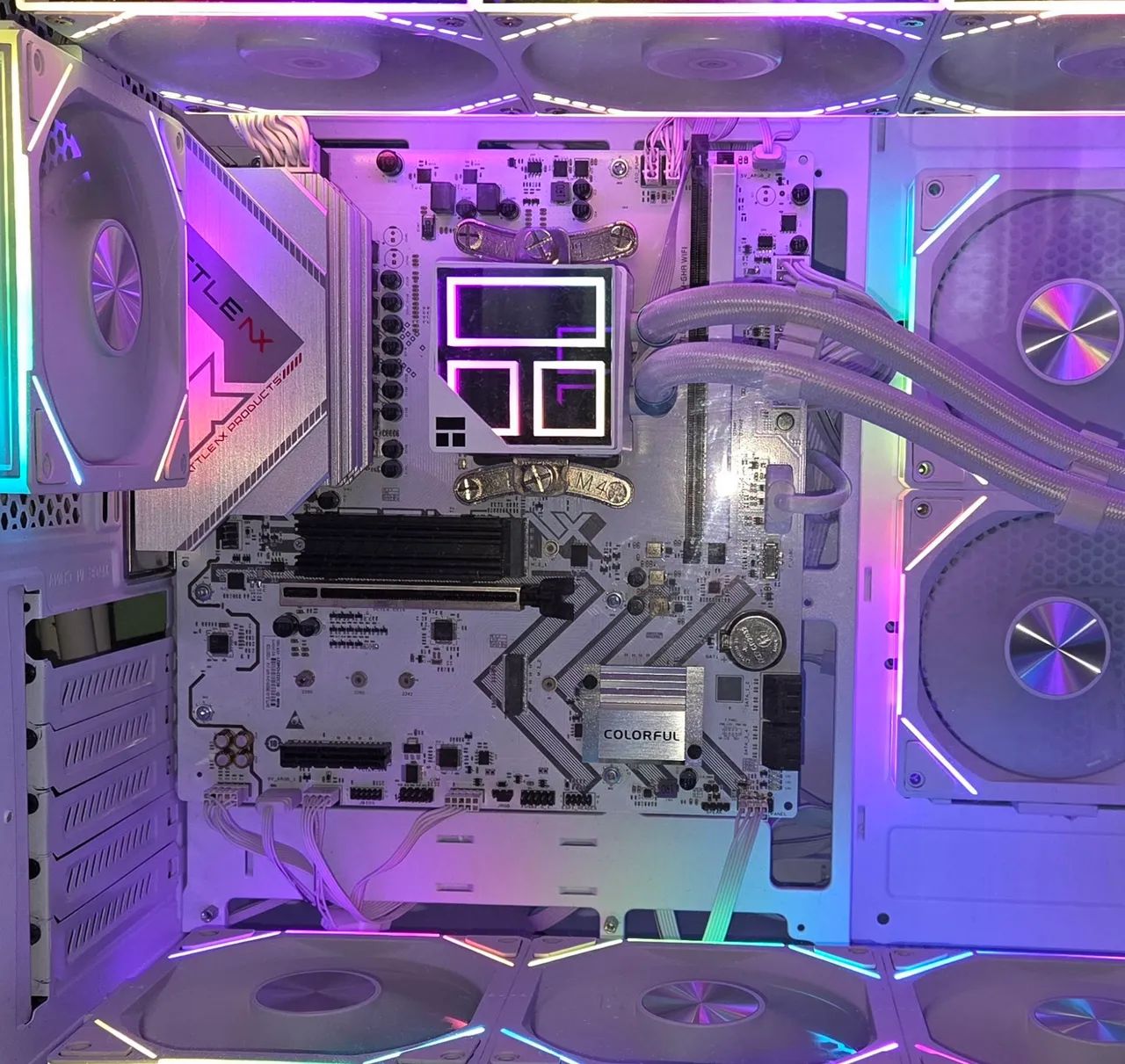 Gabinete Gamer reddragon wideload pro white  - Foto 5