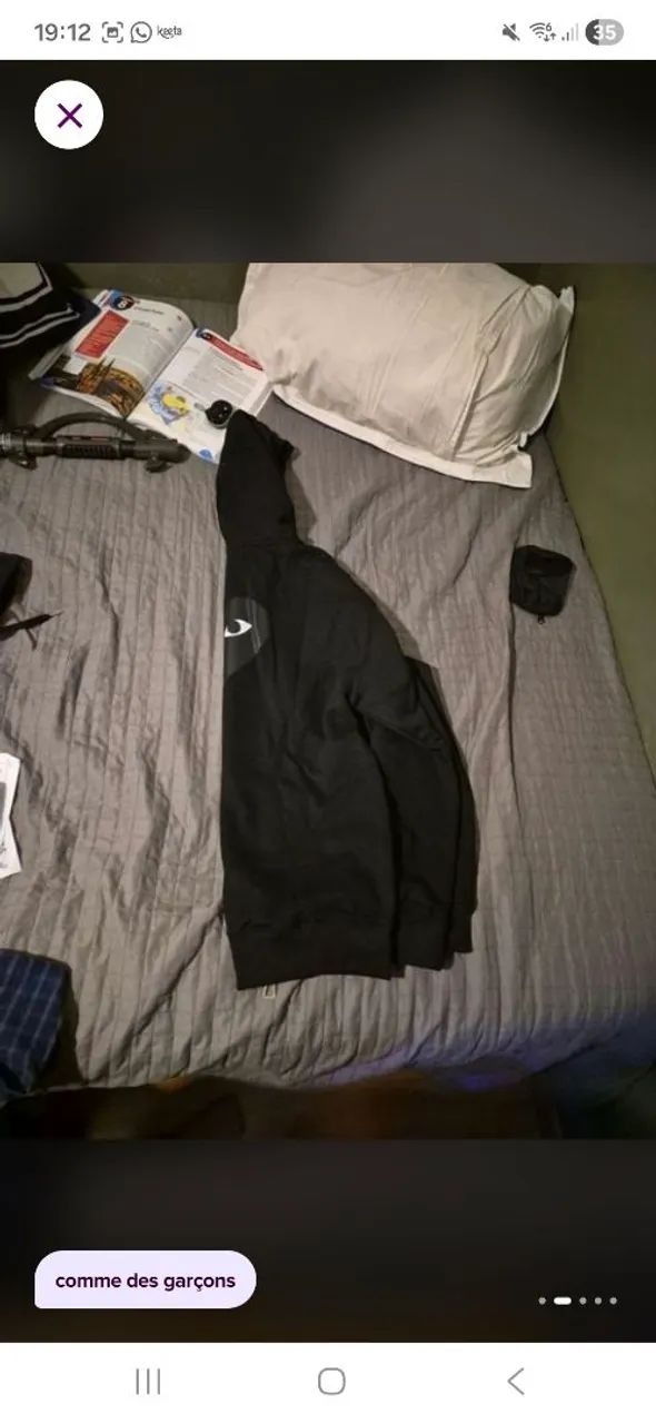 MOLETOM COMME DES GARÇONS COM ETIQUETA - Foto 2