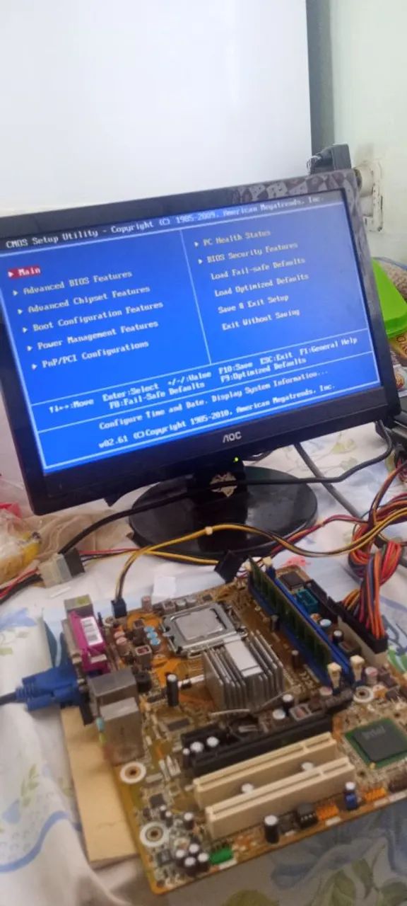 Placa mãe positivo Core 2 Duo E7500  - Foto 4