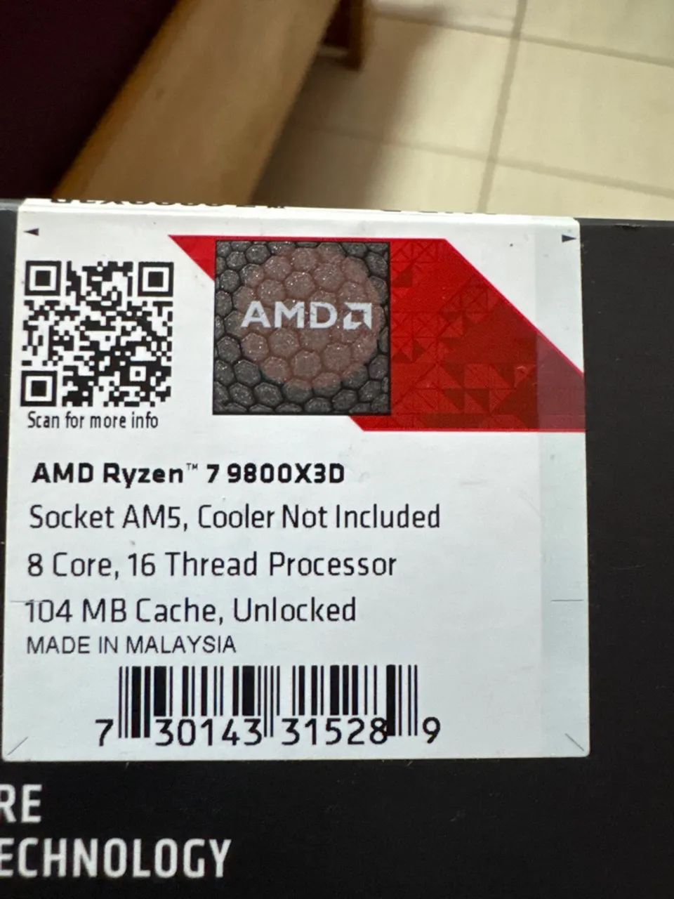AMD RYZEN 7 9800X3D