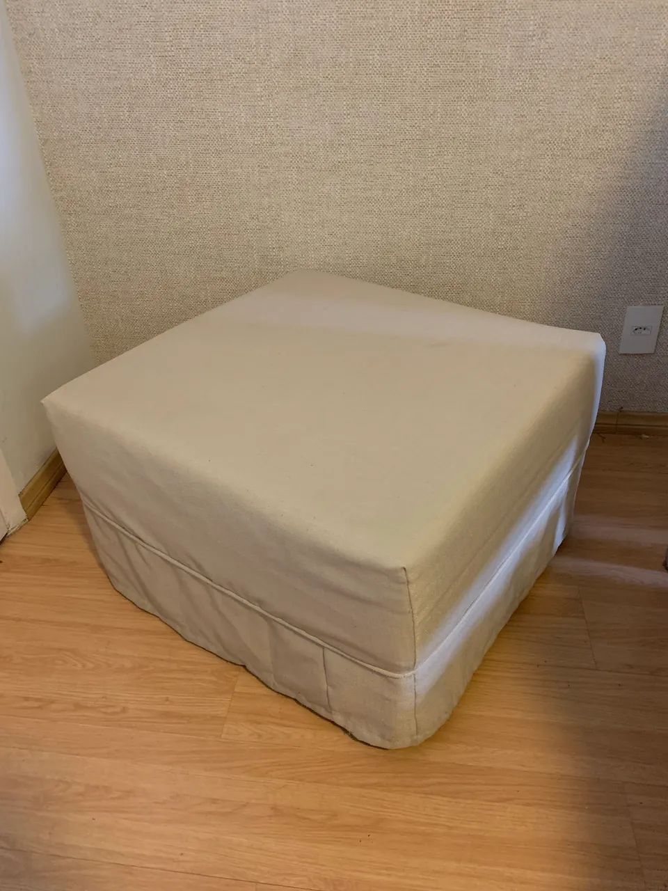 Puff grande Tok Stok com capa removível  - Foto 2