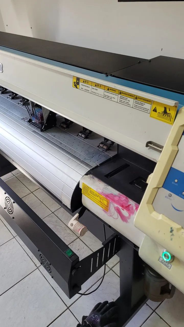 Plotter de Impressão Visutec S1300 XP600 Precisa substituir cabeça de impressão - Foto 5