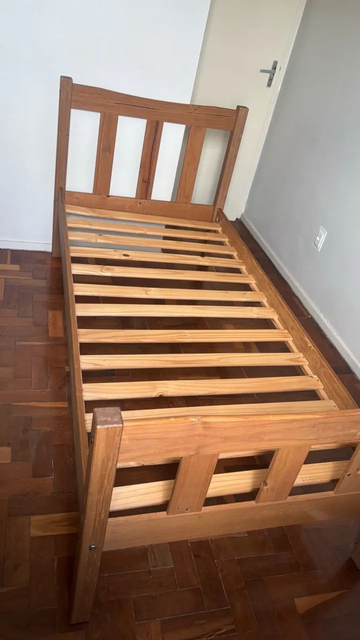 Cama de solteiro com colchão - Foto 2