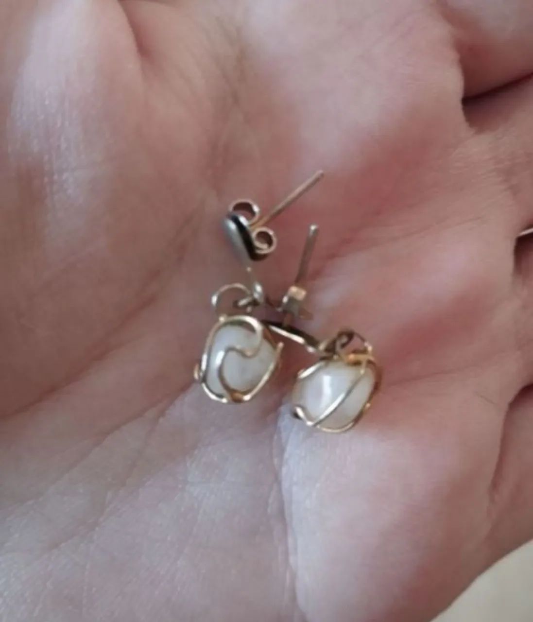 Conjunto de pulseira e brincos de pedras naturais  - Foto 2