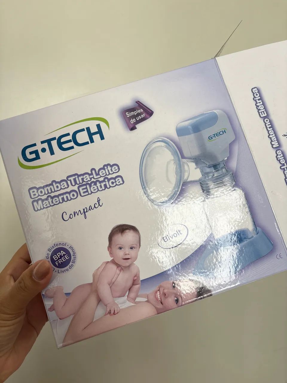 Bomba tira-leite elétrica G-Tech 