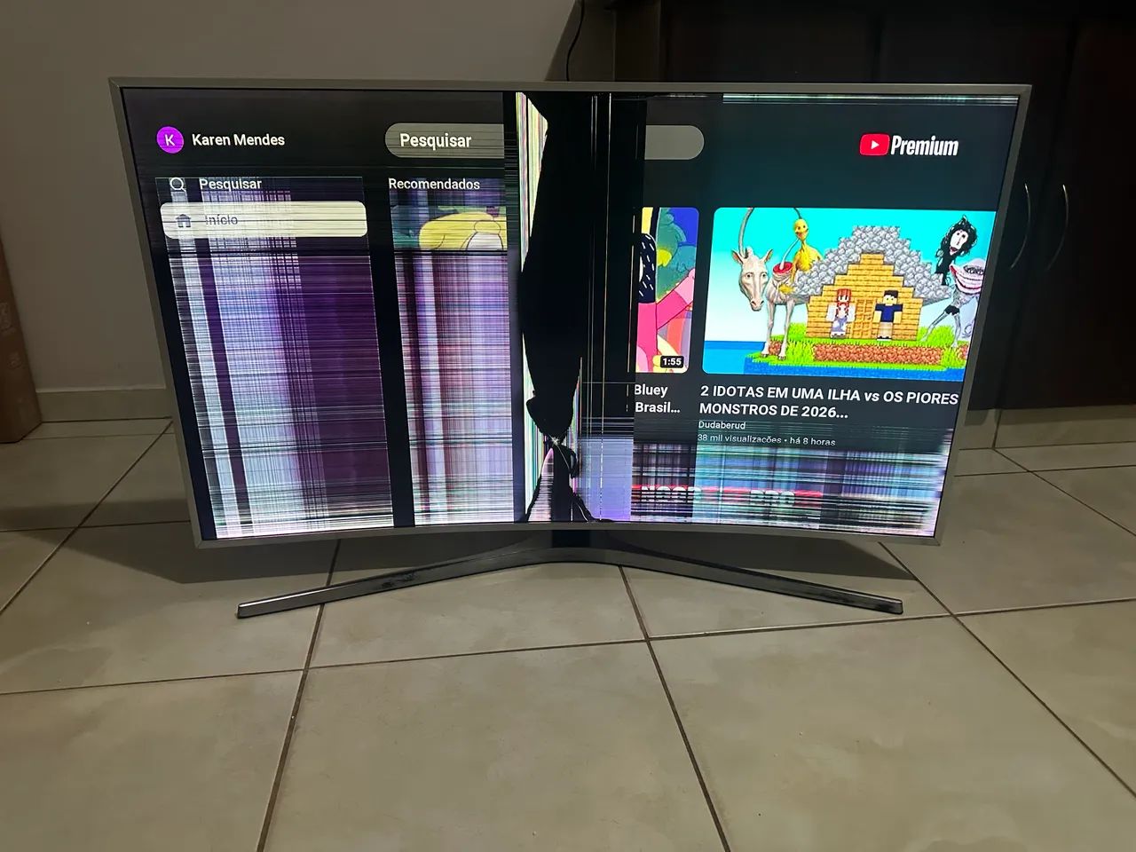 Tv Samsung 49? curva *COM DEFEITO