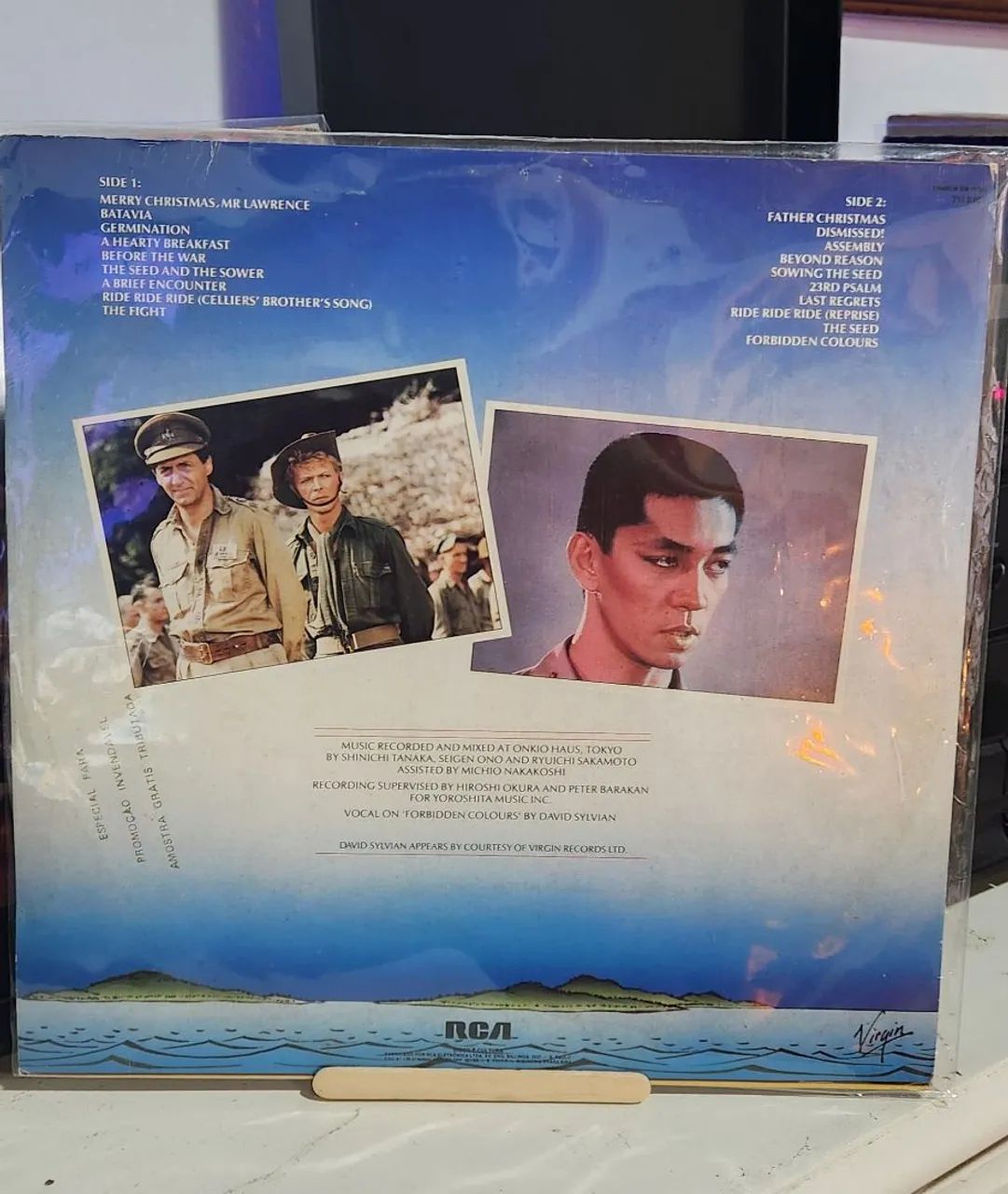 Disco vinil MERRY CHRISTMAS MR LAWRENCE EM NOME DA HONRA TRILHA