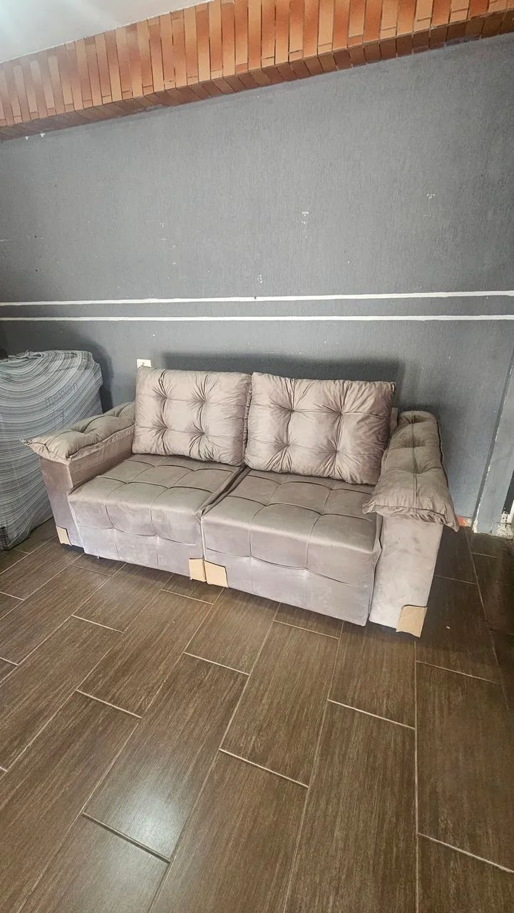 SOFA RETRATIL NOVO - ENTREGAMOS