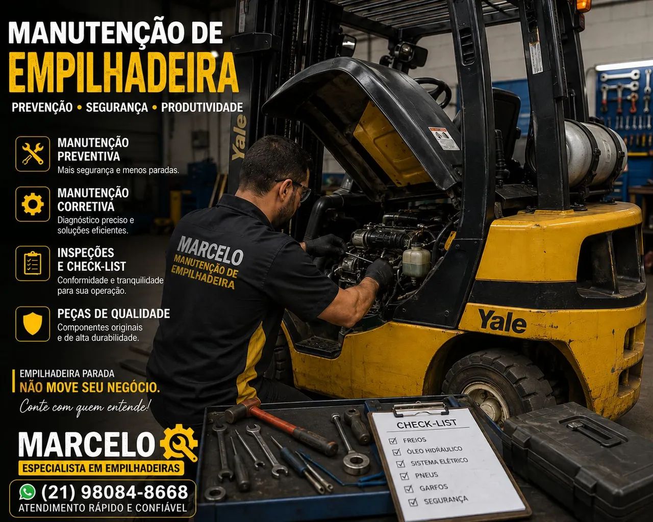 Manutenção empilhadeira 