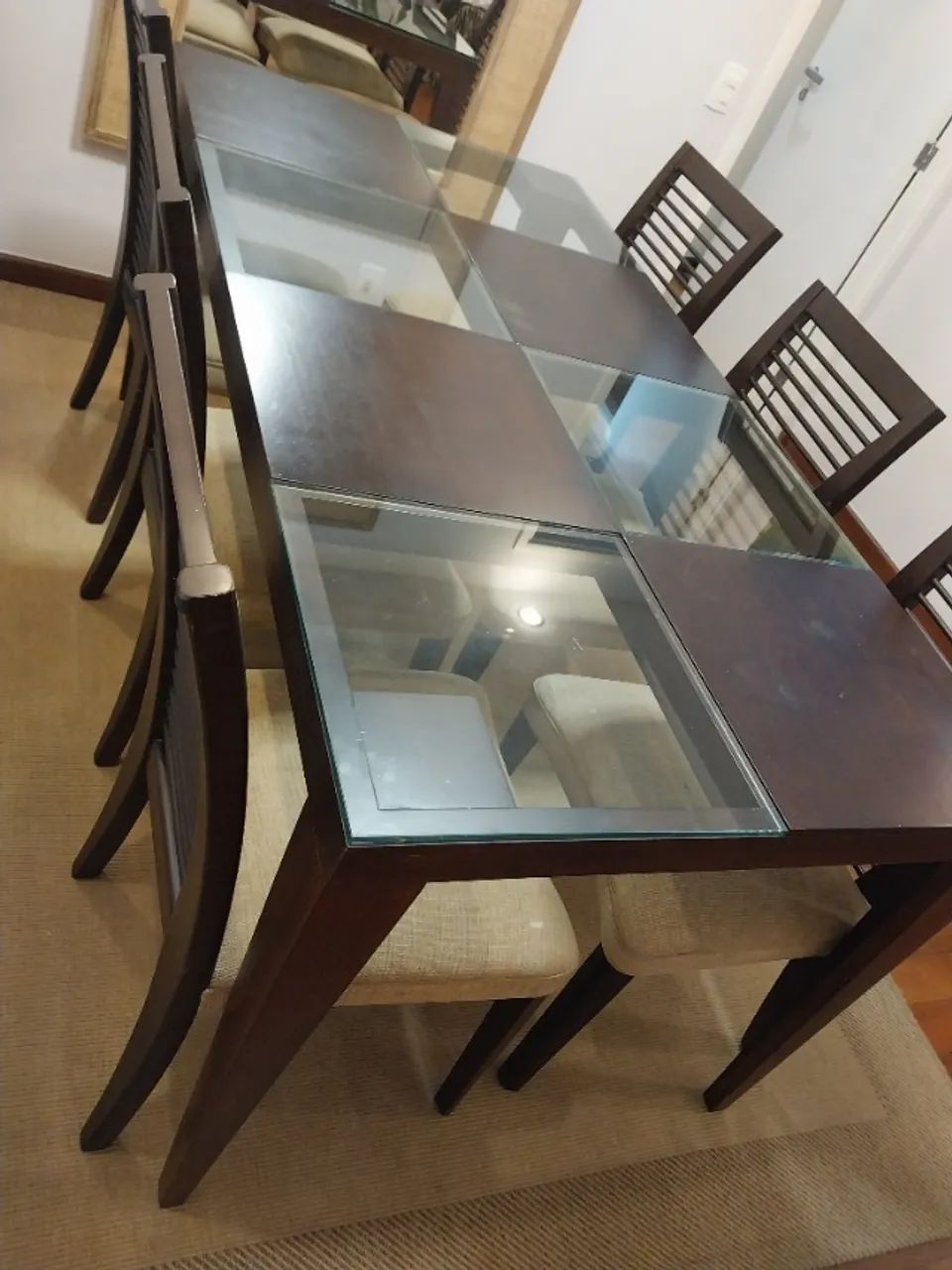 Mesa de jantar retangular design moderno  - Foto 4