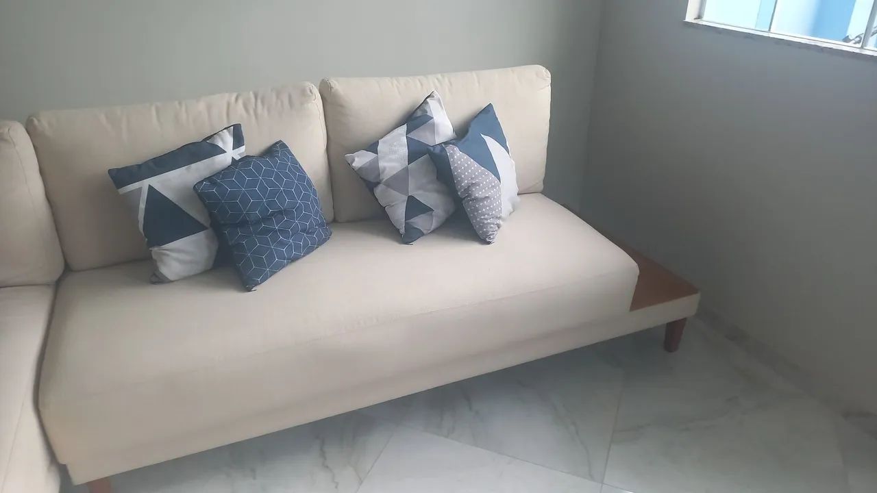 Sofá de canto em linho  - Foto 2