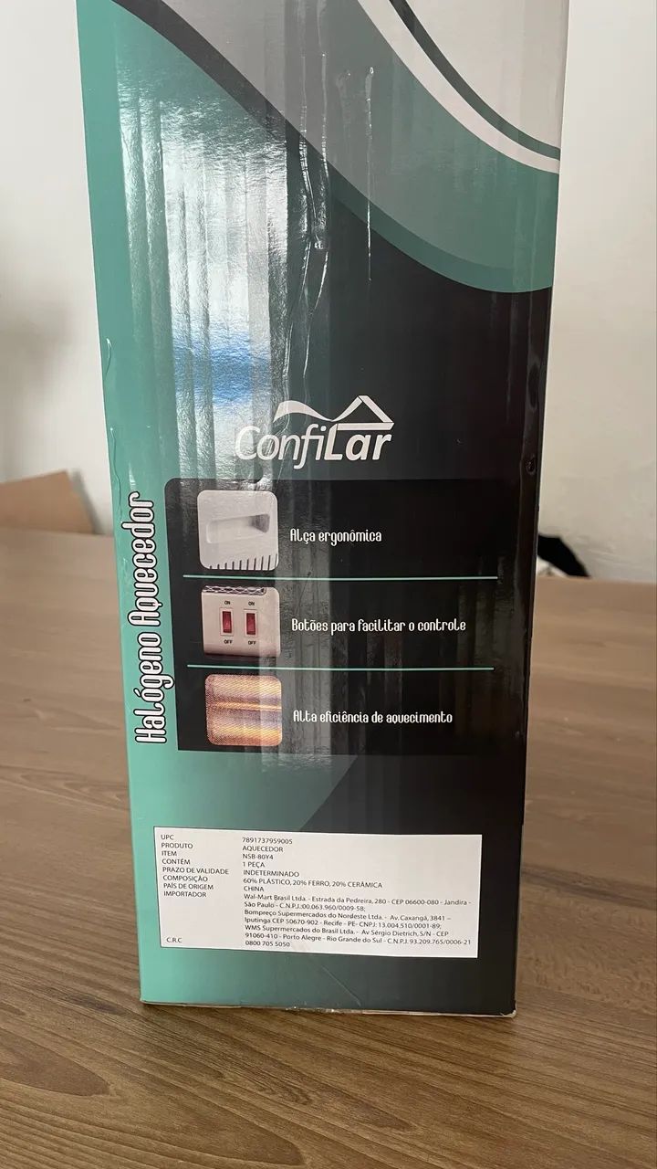 Aquecedor Halógeno Elétrico - Confilar - Foto 2