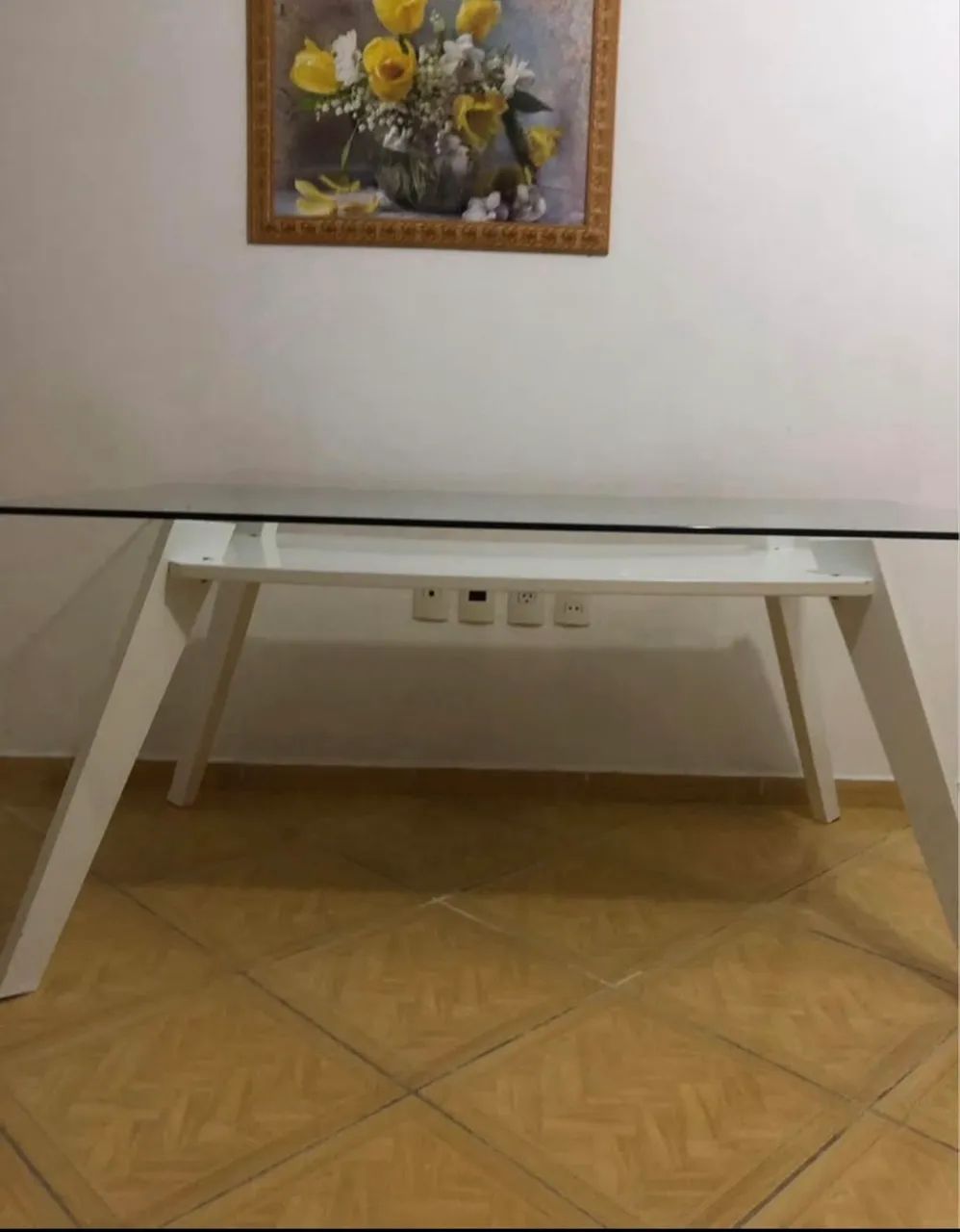 Vendo mesa de vidro 6 lugares  - Foto 4