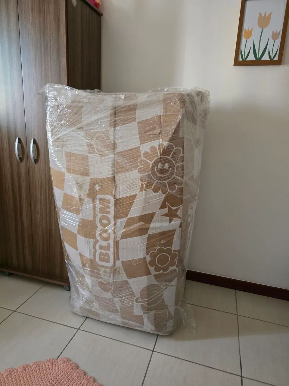 Sofá Cama Bloom - Sofá na Caixa Tecido Cotelê Cinza ##NA CAIXA!## - Foto 3