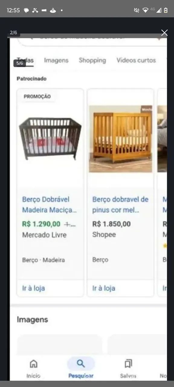 Berço dobrável  - Foto 2