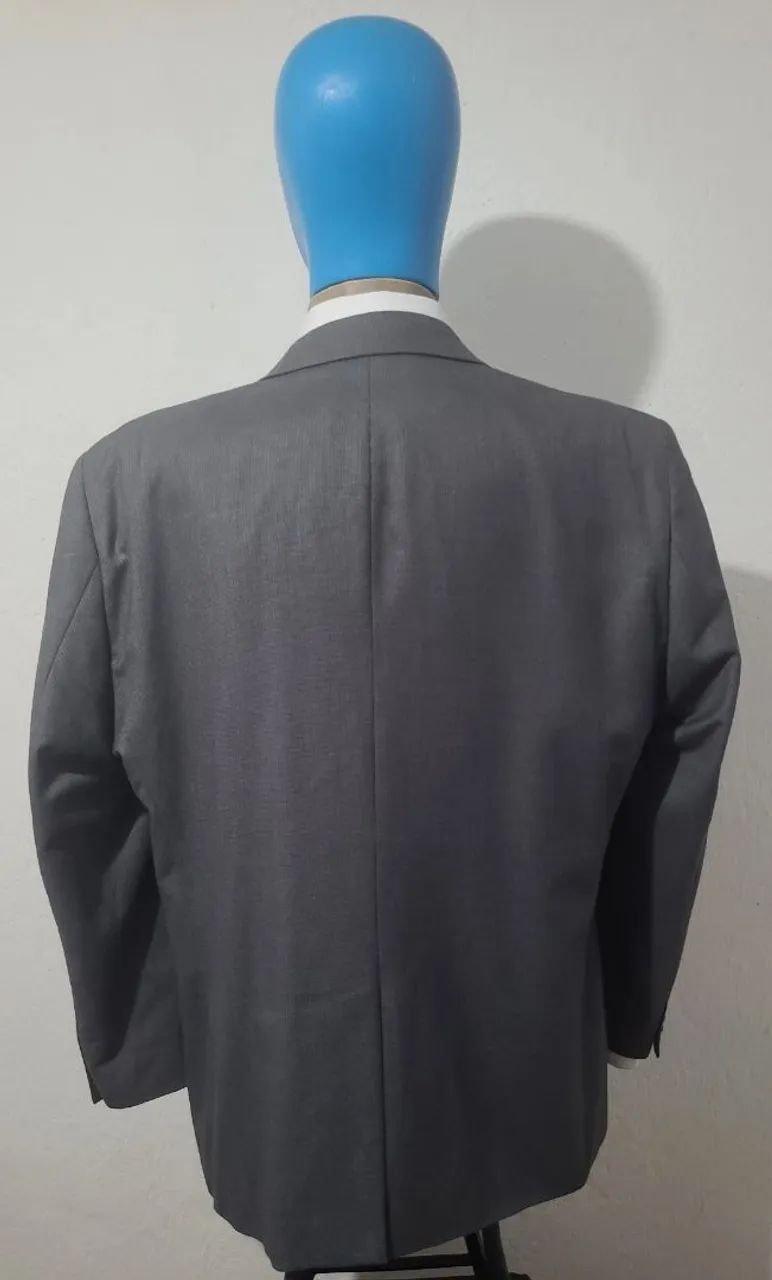Blazer Slim Cinza N° 58, bonito, elegante, bem confortável, original, sofisticado.  - Foto 5