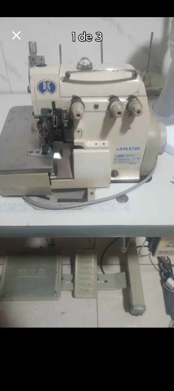 Máquina overloque industrial 