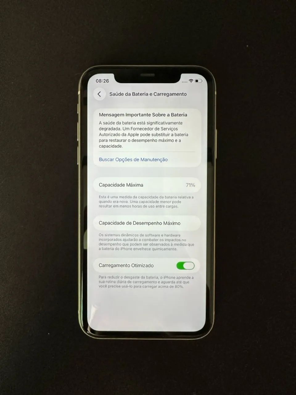 ? IPHONE 11 128GB BRANCO ? FUNCIONANDO 100%  - Foto 5