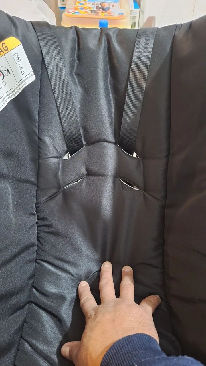 Cadeirinha bebê conforto + base veicular Galzerano  - Foto 2