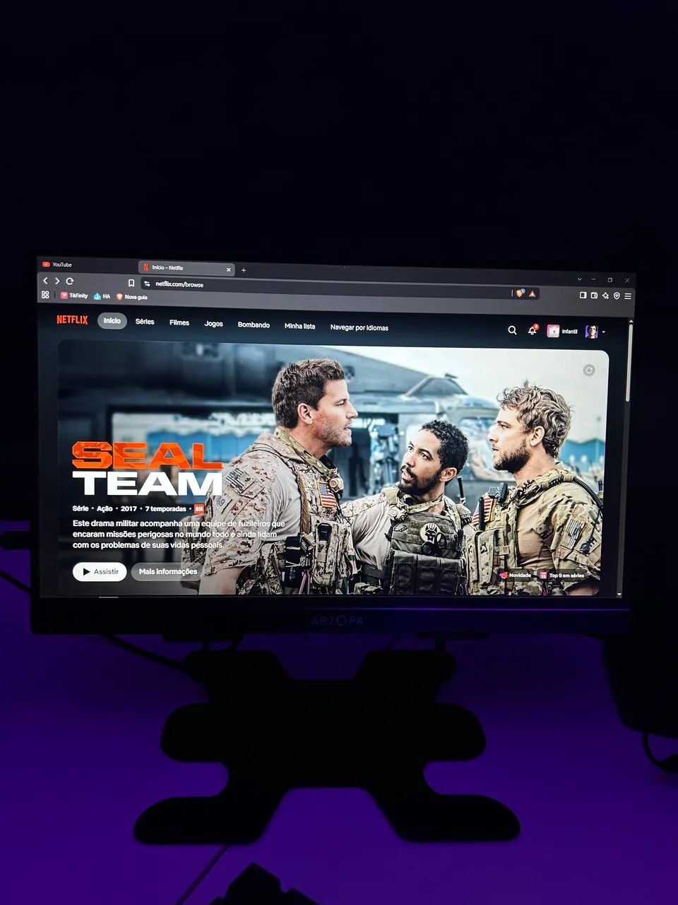 Monitor portátil Arzopa A1 com suporte - Foto 3