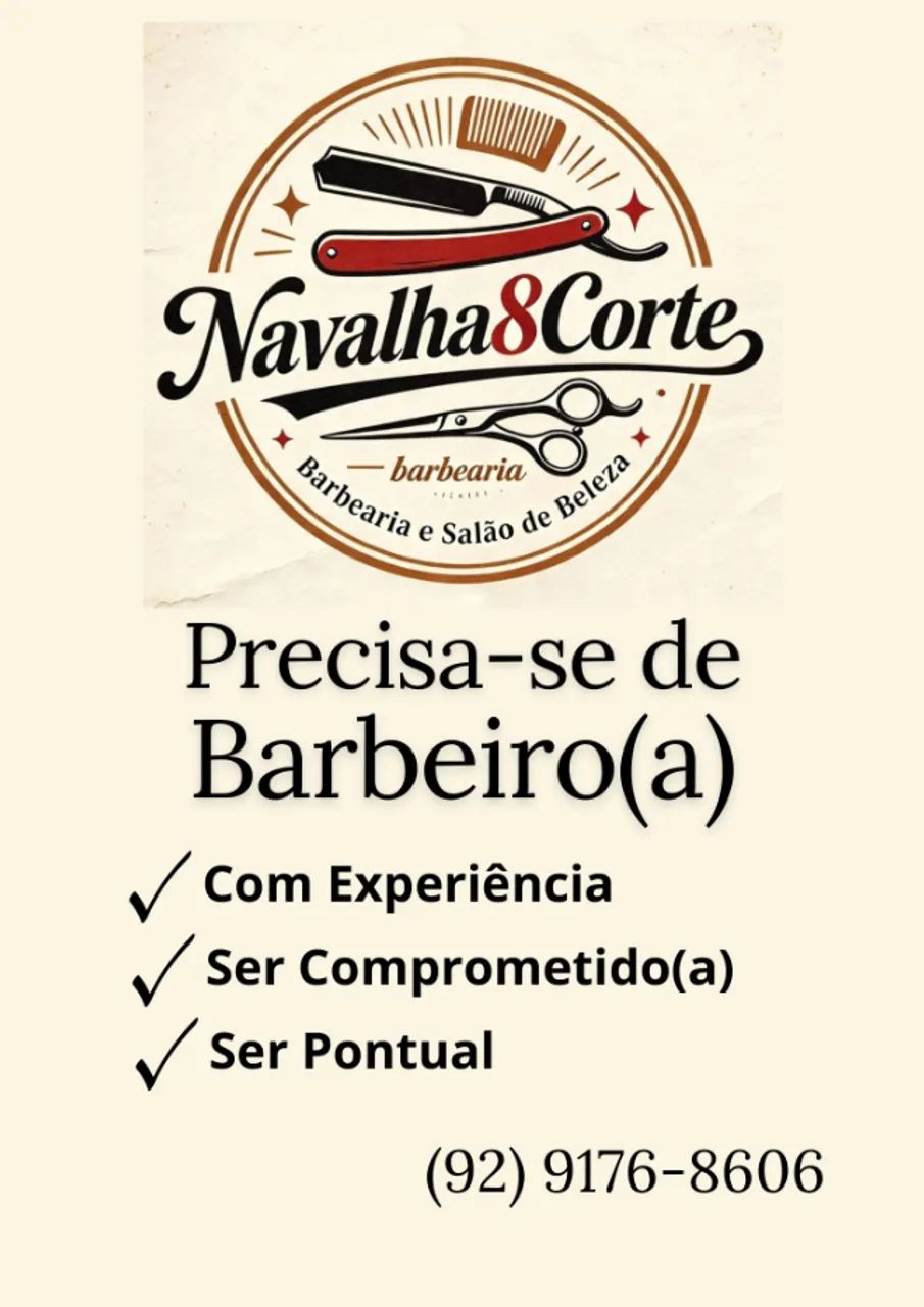 Precisa-se de Barbeiro no Aleixo