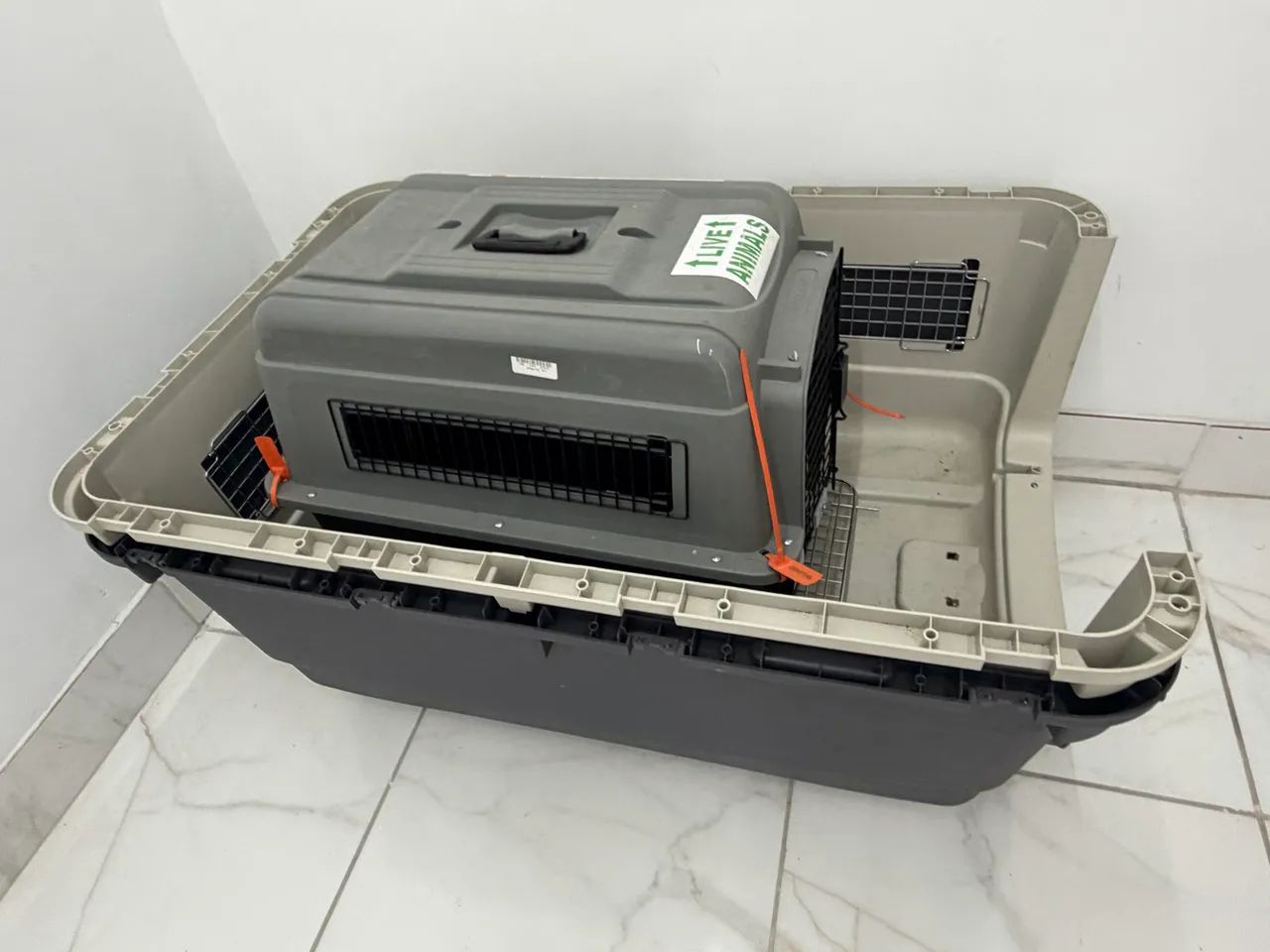 Caixa de transporte de cachorro para avião  - Foto 2