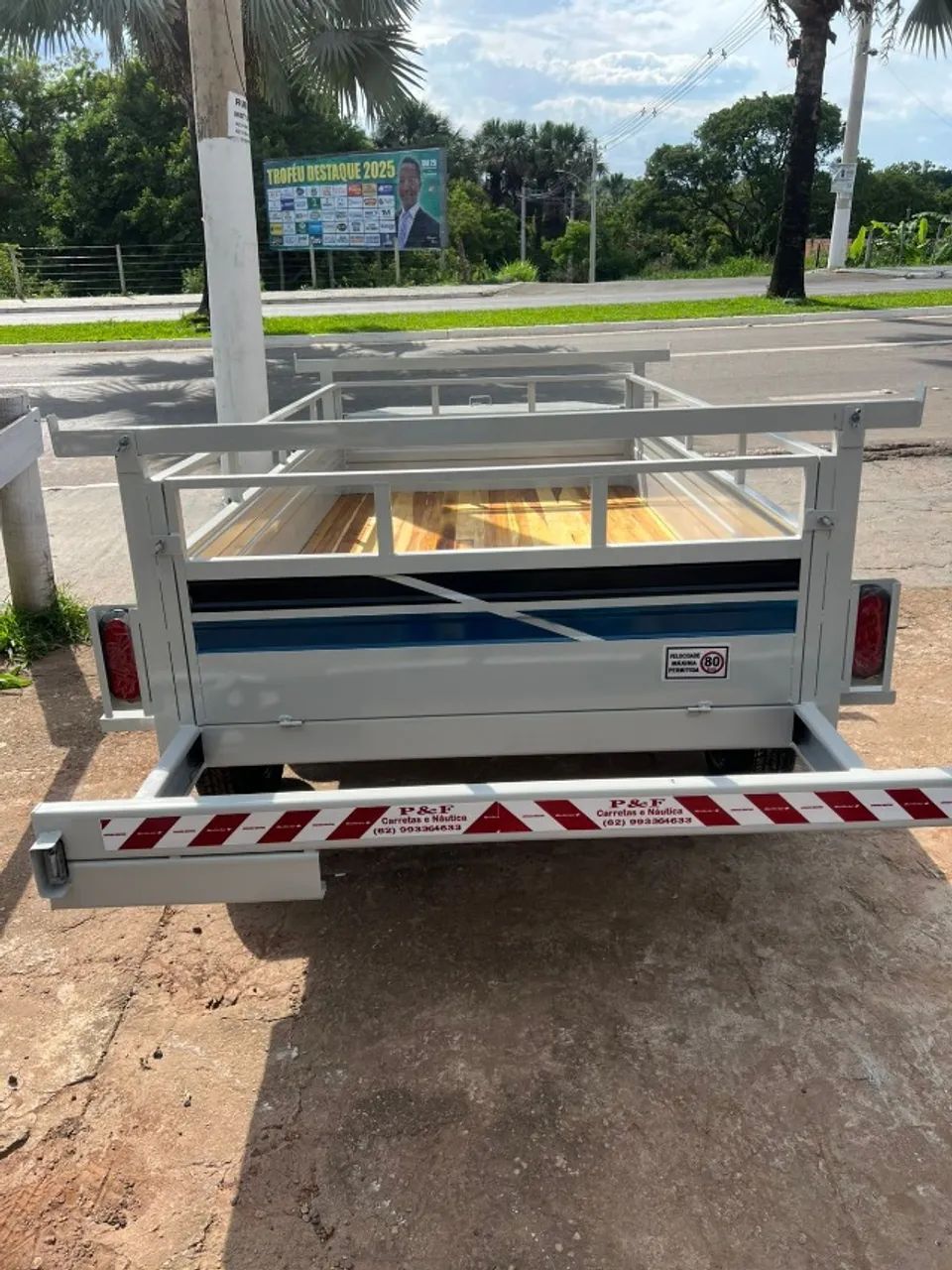 REBOQUE CARRETINHA 2 EIXOS NOVO