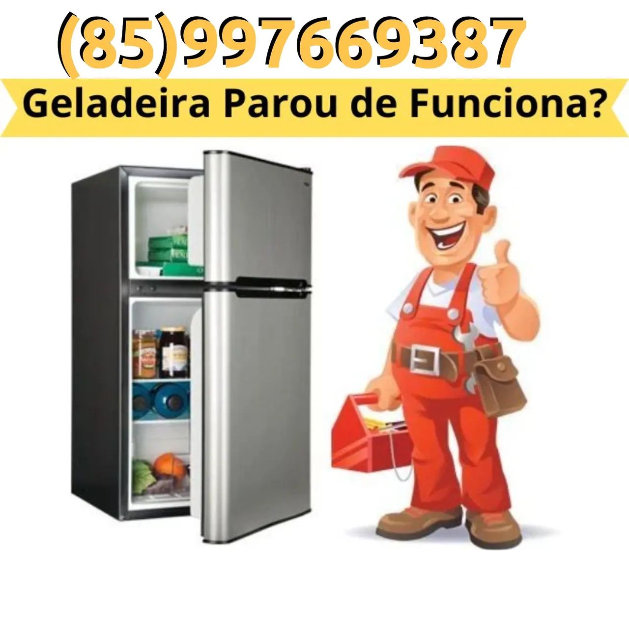 Conserto de Geladeira Consul Brastemp esmaltec Eletrolux 