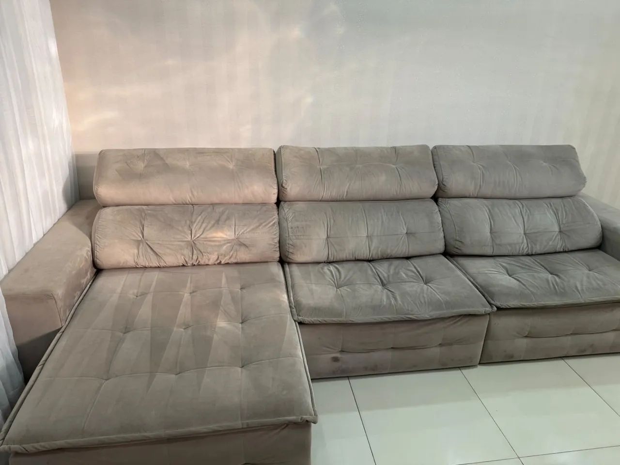 SOFÁ RETRÁTIL E RECLINÁVEL - 3,50 m   - Foto 4