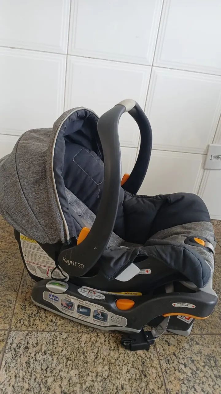 Carrinho de bebê e bebê conforto chicco  - Foto 3