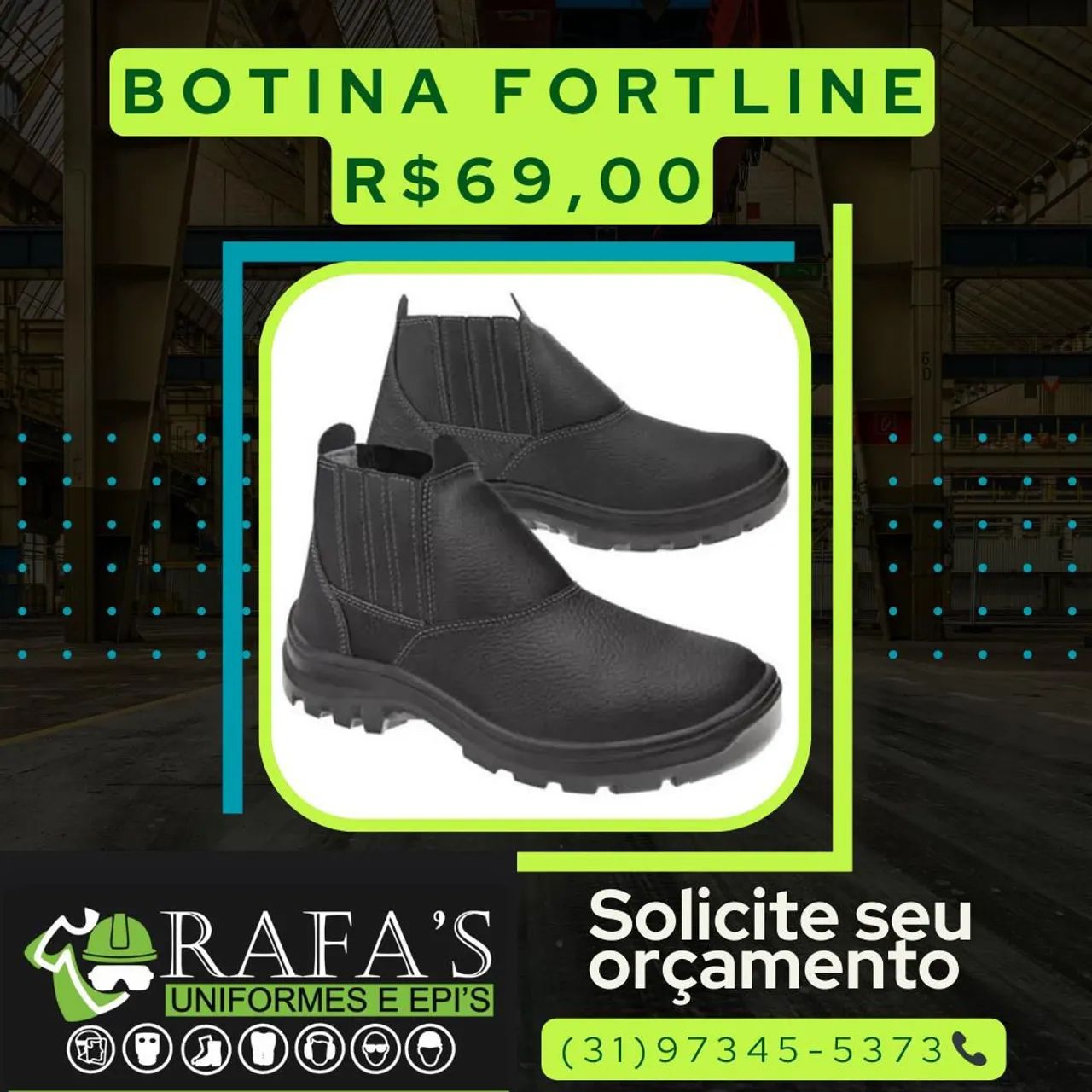 Botina para obra