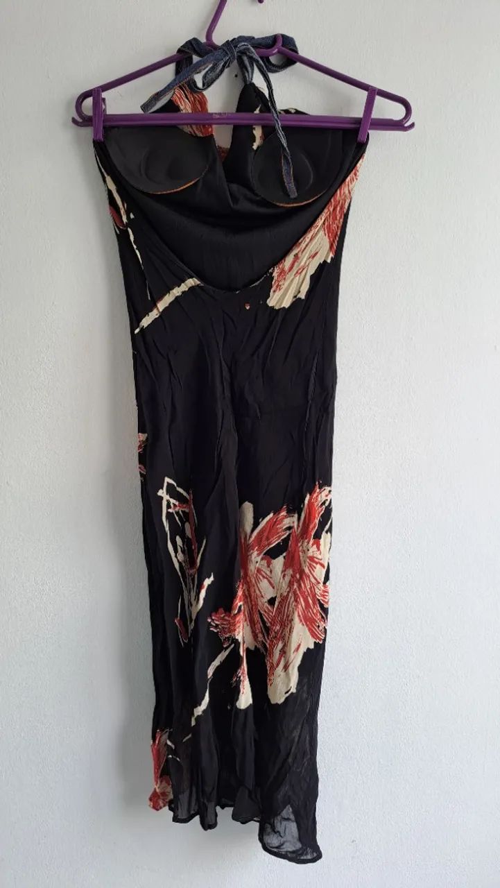 Vestido estampado crepe - Foto 2