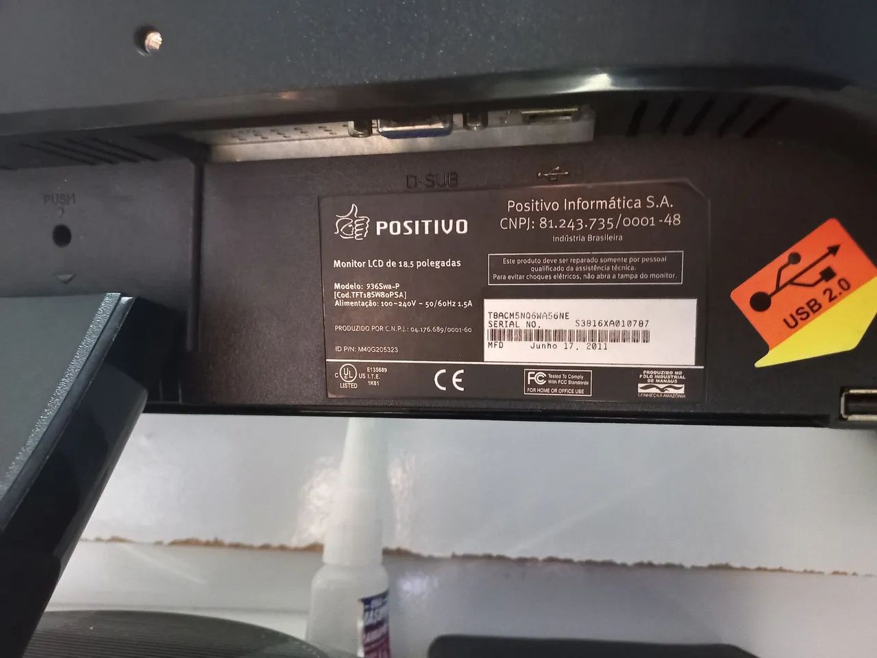 Monitor tela quebrada  - Foto 3