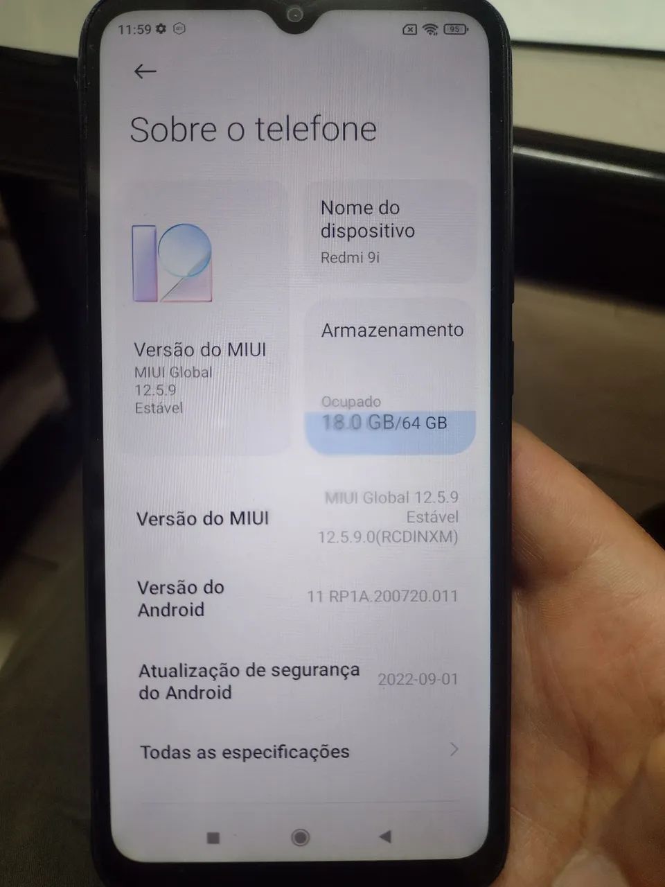 Smartphone Xiaomi Redmi 9i com 64GB - Foto 2