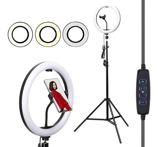 Ring Light  36cm (12Polegadas) + Tripé + Suporte Celular - Foto 3