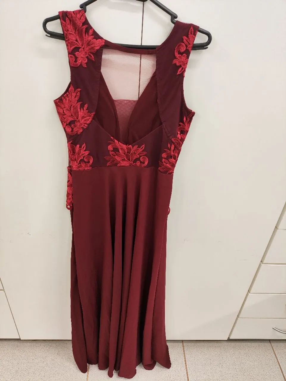 Vestido de festa vinho/marsala - Foto 2