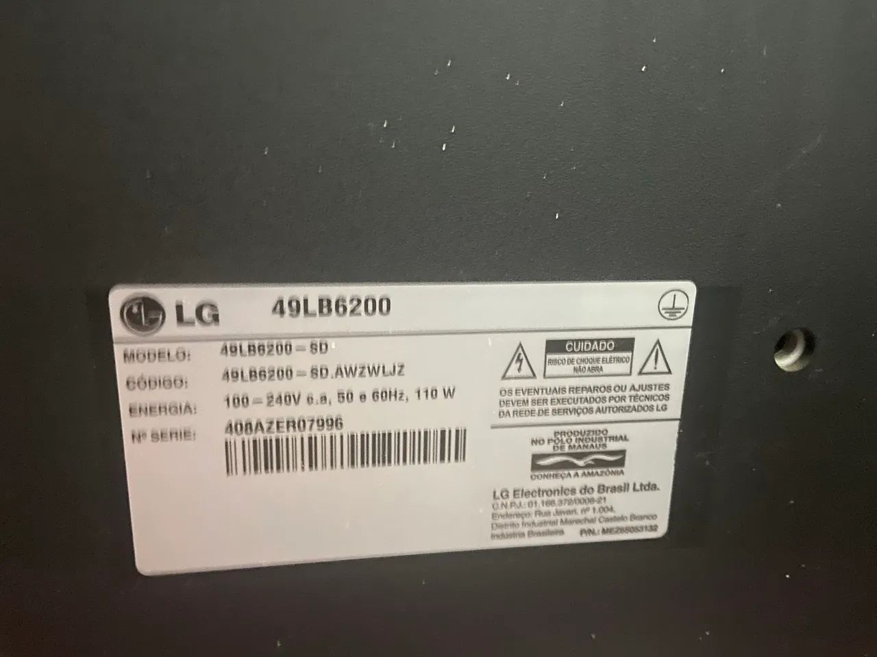 TV LG 49 - RETIRADA DE PEÇAS  - Foto 2