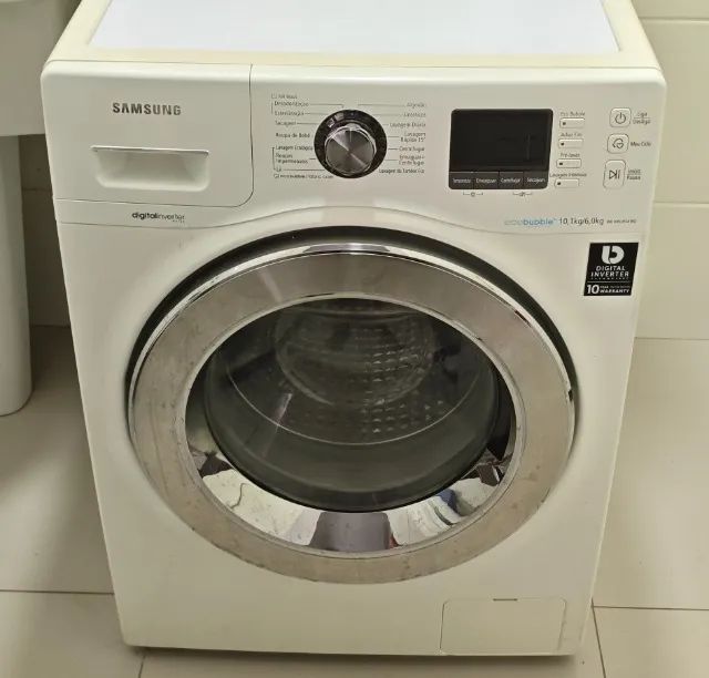Lava e Seca Samsung 10,1kg Digital Inverter Eco Bubble