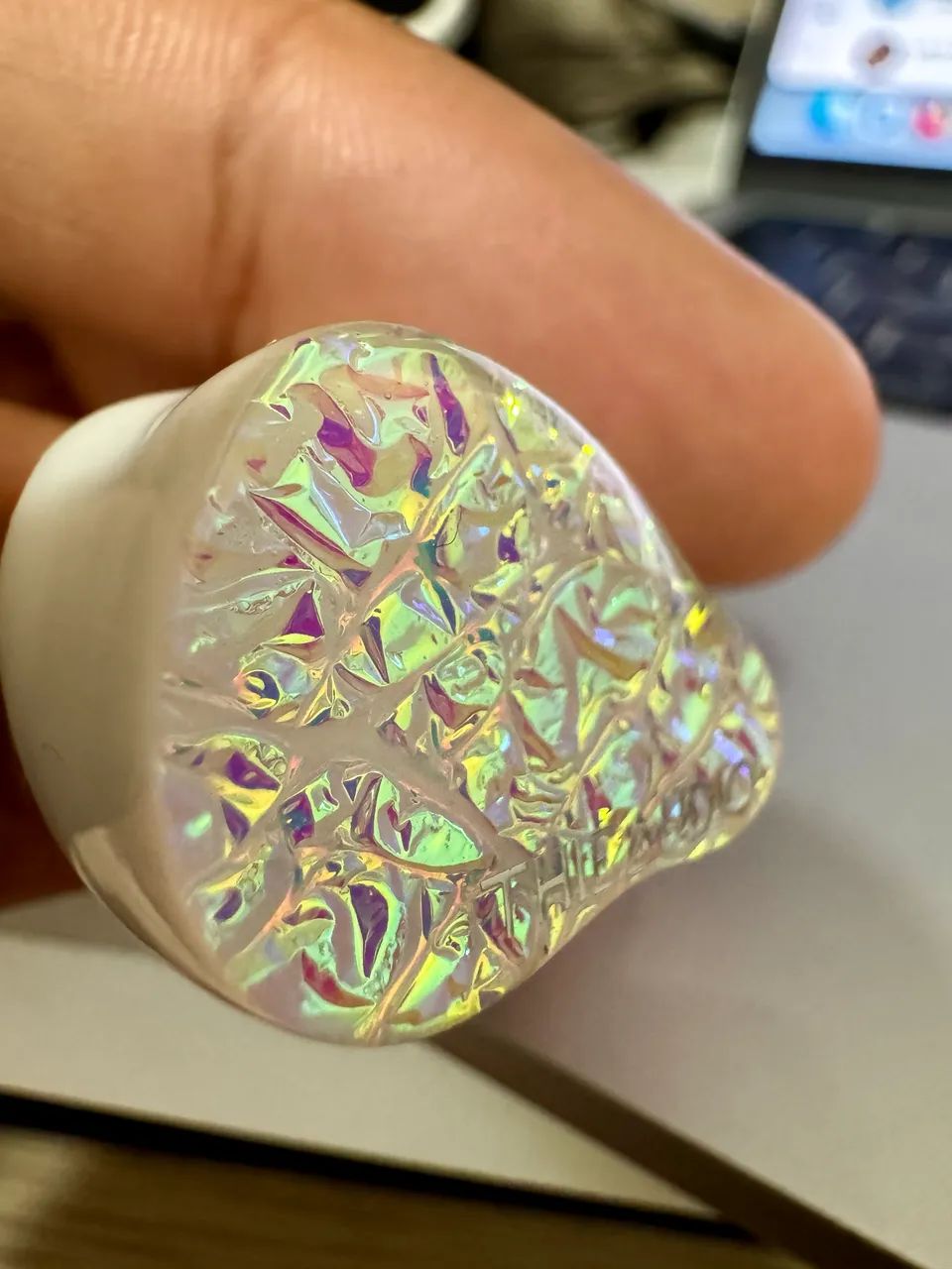 Thieaudio Hype 4 Branco - Impecável + Cabo NiceHCK Snowcat 4.4 Balanceado - Foto 3