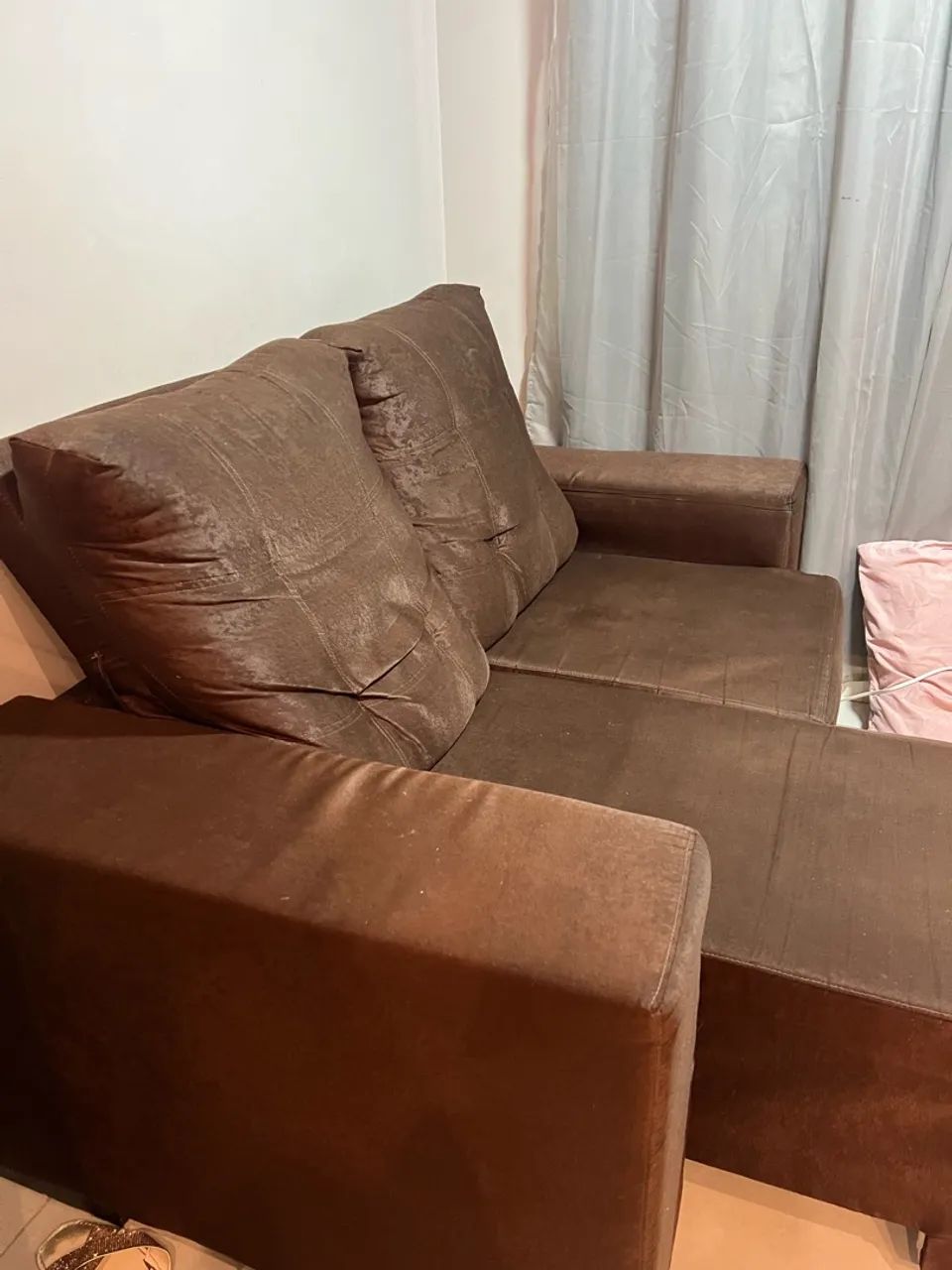 Sofá marrom - Foto 2