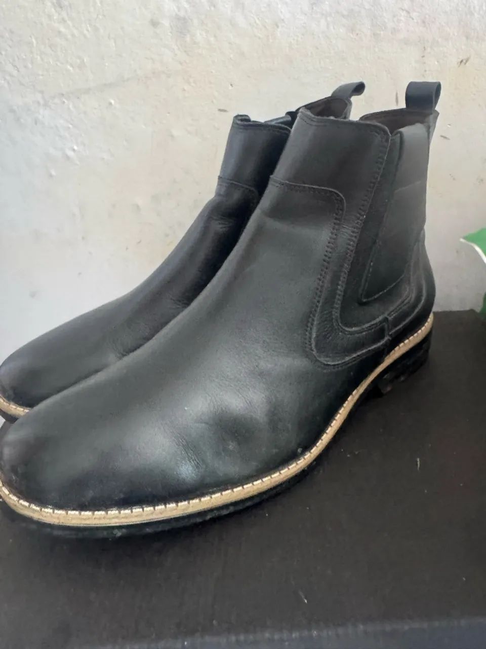Bota couro 