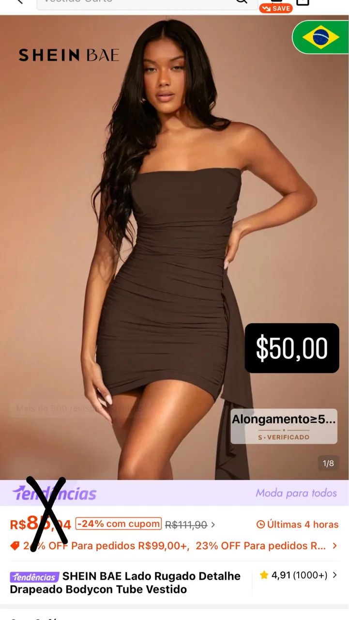 Roupa nunca usada 
