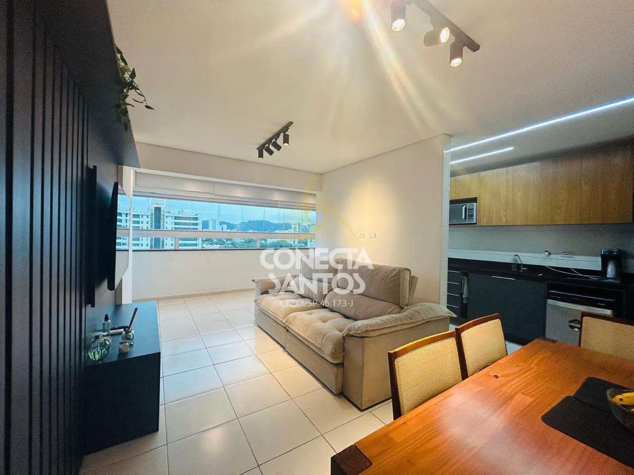 Apartamento c/ 2 quartos, Macuco, Santos-Cod:1877 - Foto 2