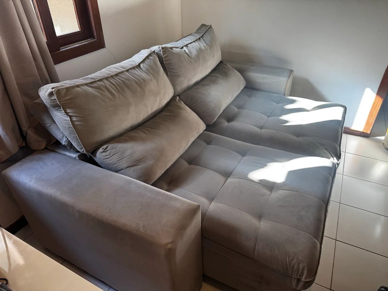 Sofa 2 Lugares Retratil - Pouco Uso
