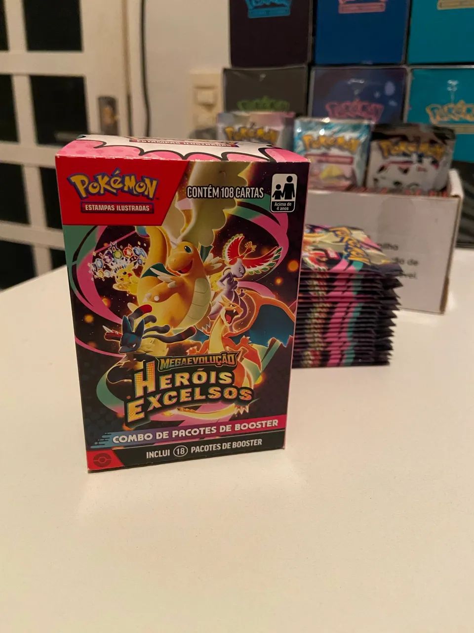 Pokémon mini booster box HERÓIS EXCELSOS  - Foto 2
