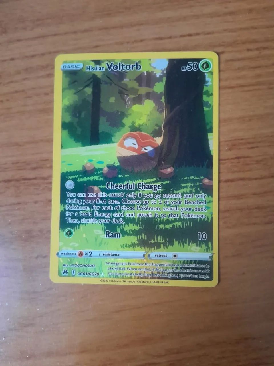 Carta Pokémon Voltorb Full Art