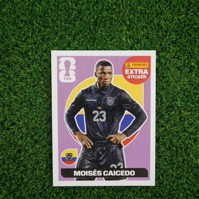 Figurinha Moisés Caicedo Extra Legend Base - Foto 3