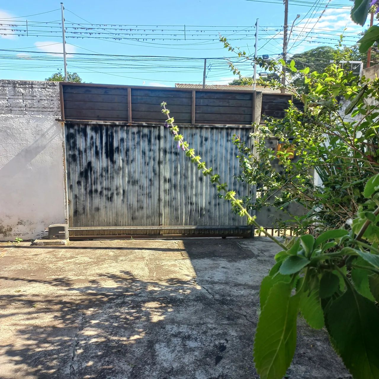 Vendo meio terreno  com casa de madeira  - Foto 2