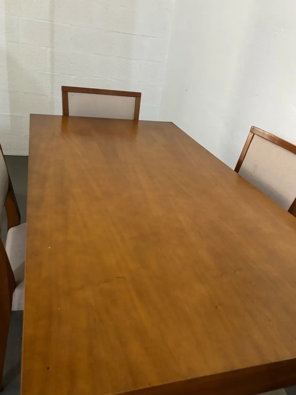 Mesa com cadeiras madeira  - Foto 4